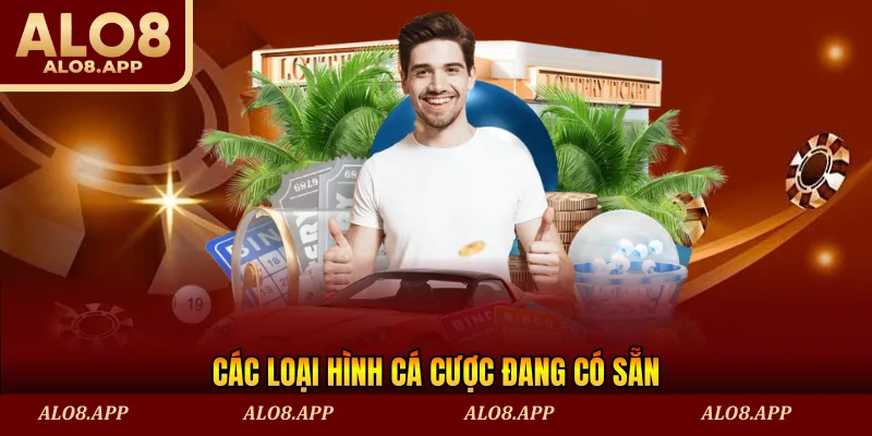 Các loại hình cá cược đang có sẵn