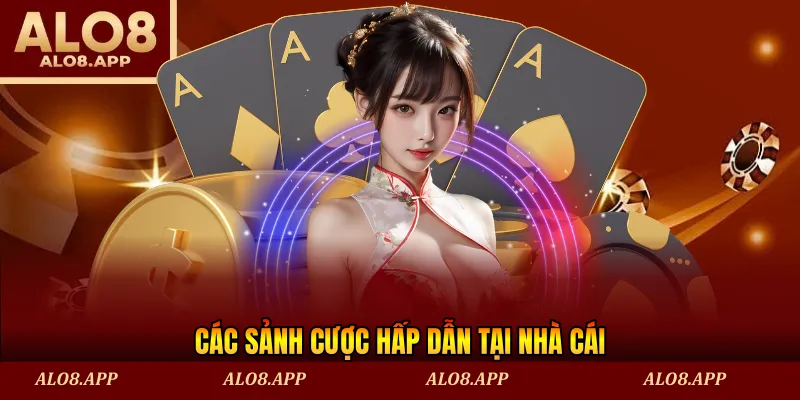 Các sảnh cược hấp dẫn tại nhà cái