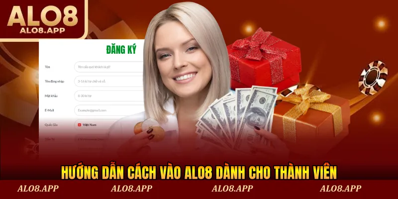 Hướng dẫn cách vào ALO8 dành cho thành viên